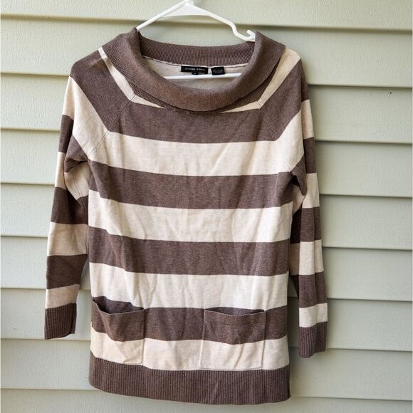 Jeanne Pierre 100% cotton sweater with front pockets - Picture 1 of 4